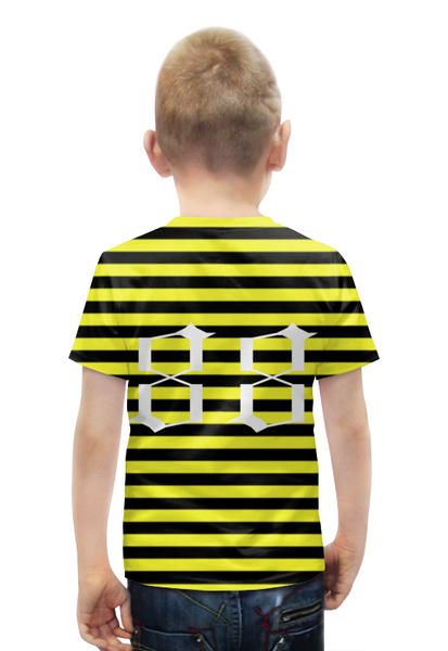 Заказать детскую футболку в Москве. Футболка с полной запечаткой для мальчиков BVB09 от TRUE HAPPINESS - готовые дизайны и нанесение принтов.