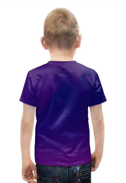Заказать детскую футболку в Москве. Футболка с полной запечаткой для мальчиков Череп хеллоуина от prodesign - готовые дизайны и нанесение принтов.
