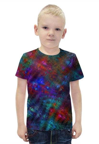 Заказать детскую футболку в Москве. Футболка с полной запечаткой для мальчиков Абстрактный дизайн от Venera210 - готовые дизайны и нанесение принтов.