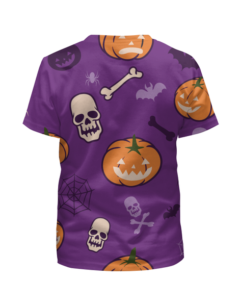 Заказать детскую футболку в Москве. Футболка с полной запечаткой для мальчиков Halloween  от T-shirt print  - готовые дизайны и нанесение принтов.