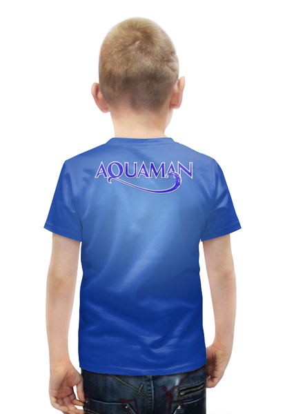 Заказать детскую футболку в Москве. Футболка с полной запечаткой для мальчиков Aquaman     от T-shirt print  - готовые дизайны и нанесение принтов.