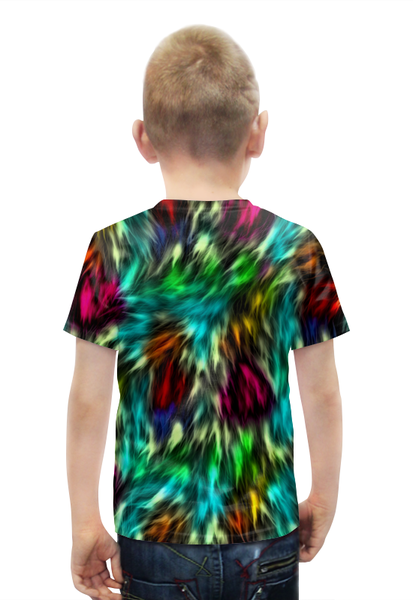 Заказать детскую футболку в Москве. Футболка с полной запечаткой для мальчиков Разноцветные краски от THE_NISE  - готовые дизайны и нанесение принтов.