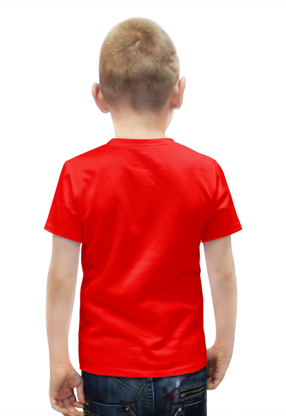 Заказать детскую футболку в Москве. Футболка с полной запечаткой для мальчиков День Семьи, Любви и Верности от FireFoxa - готовые дизайны и нанесение принтов.