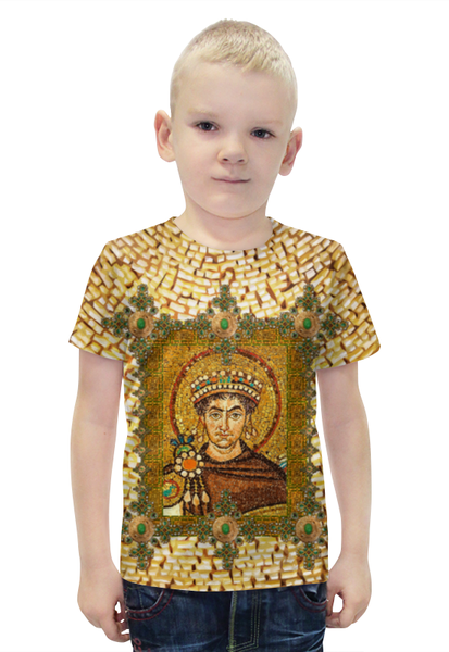 Заказать детскую футболку в Москве. Футболка с полной запечаткой для мальчиков Византия G1 от bekki19 - готовые дизайны и нанесение принтов.