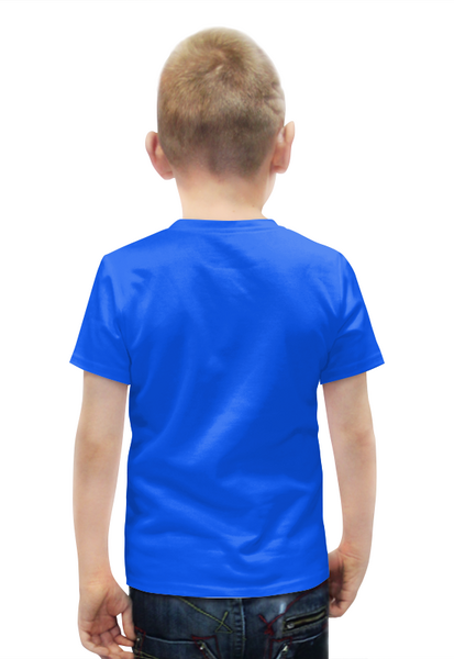 Заказать детскую футболку в Москве. Футболка с полной запечаткой для мальчиков Космо волк от  PRO_DESIGN - готовые дизайны и нанесение принтов.