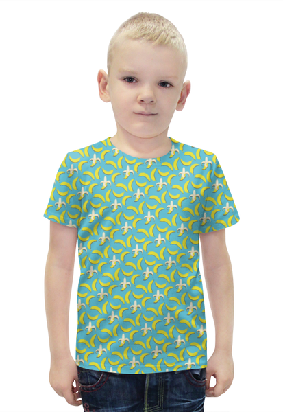 Заказать детскую футболку в Москве. Футболка с полной запечаткой для мальчиков Банана! от izumishe@gmail.com - готовые дизайны и нанесение принтов.