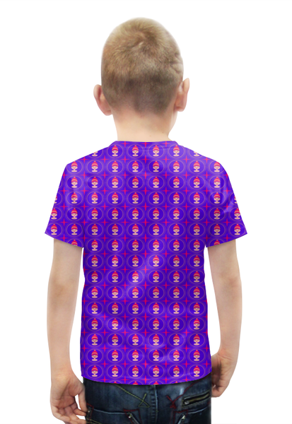 Заказать детскую футболку в Москве. Футболка с полной запечаткой для мальчиков Человечки от Лана  - готовые дизайны и нанесение принтов.
