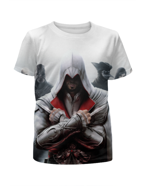 Заказать детскую футболку в Москве. Футболка с полной запечаткой для мальчиков Assassin’s Creed от Nos  - готовые дизайны и нанесение принтов.