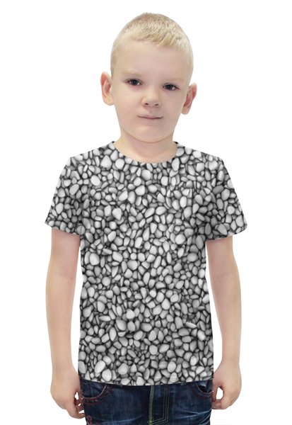 Заказать детскую футболку в Москве. Футболка с полной запечаткой для мальчиков Камни от THE_NISE  - готовые дизайны и нанесение принтов.