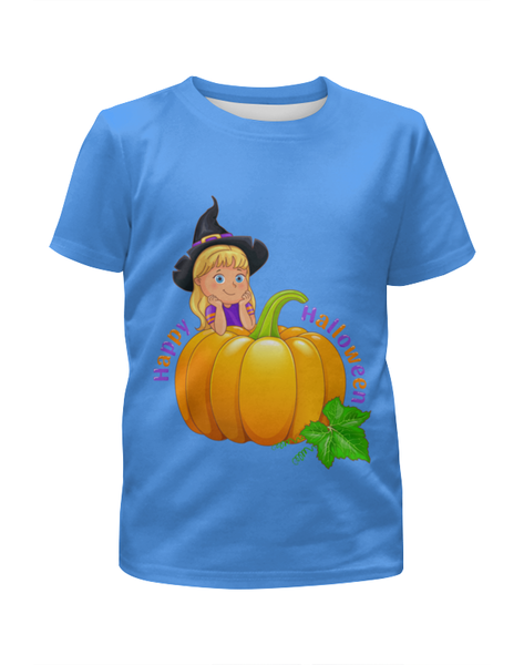 Заказать детскую футболку в Москве. Футболка с полной запечаткой для мальчиков Хэллоуин от Ирина - готовые дизайны и нанесение принтов.