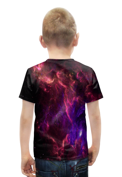 Заказать детскую футболку в Москве. Футболка с полной запечаткой для мальчиков Космический от THE_NISE  - готовые дизайны и нанесение принтов.