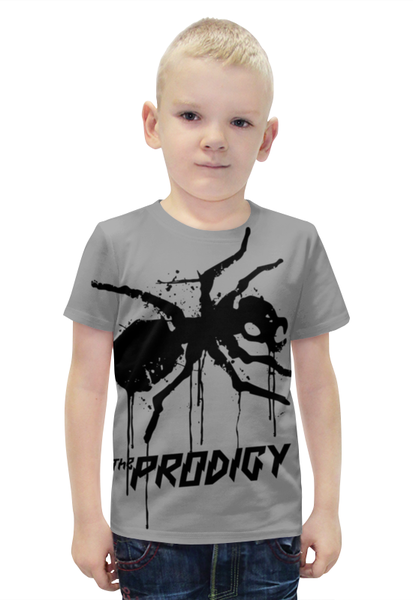 Заказать детскую футболку в Москве. Футболка с полной запечаткой для мальчиков The Prodigy от inPrintio - готовые дизайны и нанесение принтов.