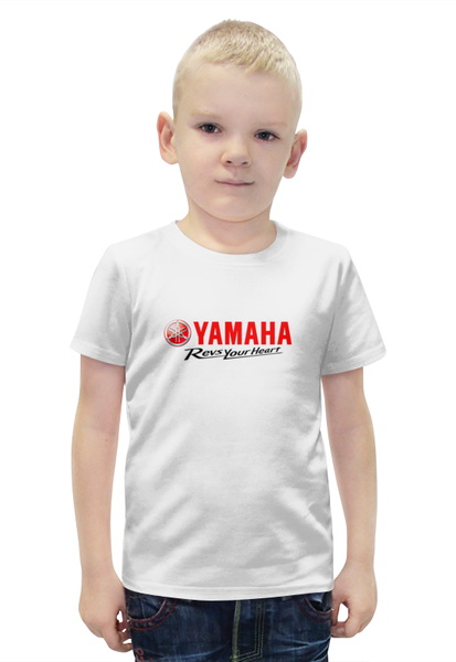Заказать детскую футболку в Москве. Футболка с полной запечаткой для мальчиков Yamaha от THE_NISE  - готовые дизайны и нанесение принтов.
