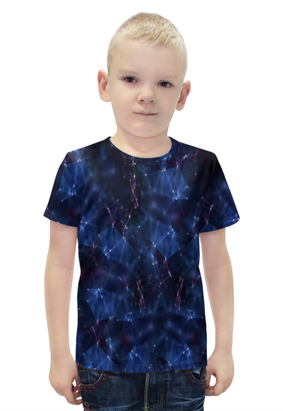 Заказать детскую футболку в Москве. Футболка с полной запечаткой для мальчиков Созвездия от THE_NISE  - готовые дизайны и нанесение принтов.