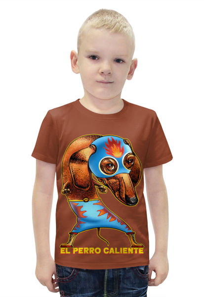 Заказать детскую футболку в Москве. Футболка с полной запечаткой для мальчиков Супергерой  от ПРИНТЫ ПЕЧАТЬ  - готовые дизайны и нанесение принтов.