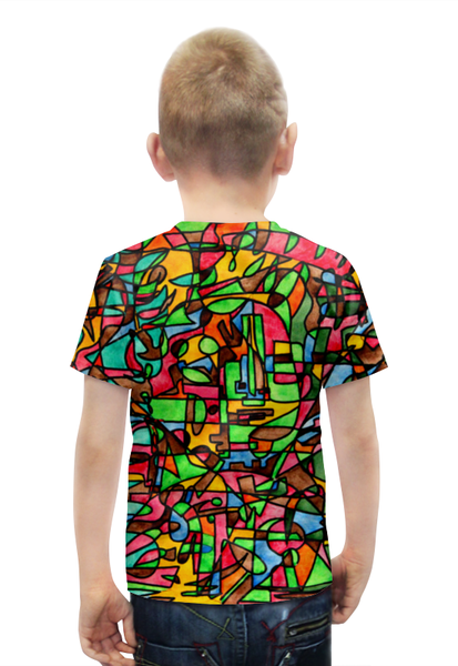 Заказать детскую футболку в Москве. Футболка с полной запечаткой для мальчиков mr3d`v---=' от Vadim Koval - готовые дизайны и нанесение принтов.