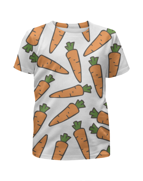 Заказать детскую футболку в Москве. Футболка с полной запечаткой для мальчиков Морковки от skynatural - готовые дизайны и нанесение принтов.