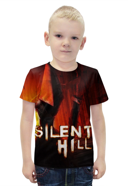 Заказать детскую футболку в Москве. Футболка с полной запечаткой для мальчиков Silent Hill от scrat29@yandex.ru - готовые дизайны и нанесение принтов.