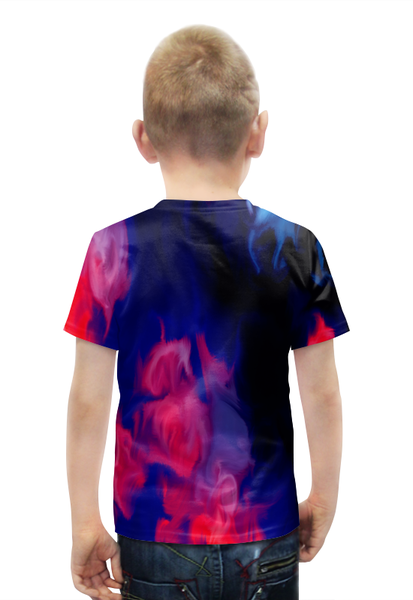 Заказать детскую футболку в Москве. Футболка с полной запечаткой для мальчиков Узор красками от THE_NISE  - готовые дизайны и нанесение принтов.