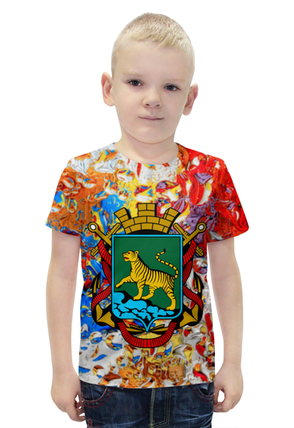 Заказать детскую футболку в Москве. Футболка с полной запечаткой для мальчиков Vladivostok_ARSB от ARSBOYZ BRAND - готовые дизайны и нанесение принтов.