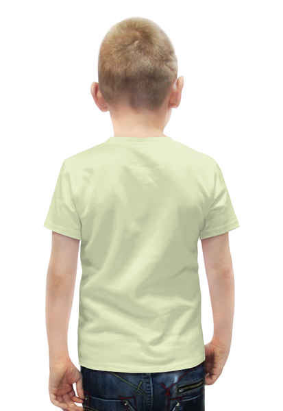 Заказать детскую футболку в Москве. Футболка с полной запечаткой для мальчиков Дед мороз на байке от denis01001 - готовые дизайны и нанесение принтов.
