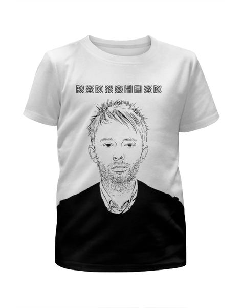 Заказать детскую футболку в Москве. Футболка с полной запечаткой для мальчиков Radiohead Thom Yorke T-Shirt от ksnkch - готовые дизайны и нанесение принтов.