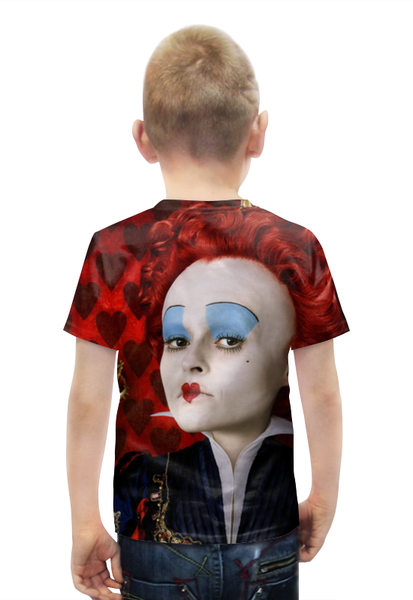 Заказать детскую футболку в Москве. Футболка с полной запечаткой для мальчиков Королева Червей от skynatural - готовые дизайны и нанесение принтов.
