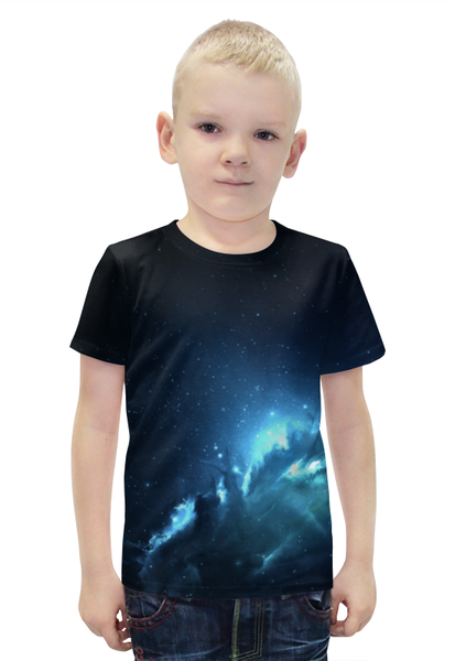Заказать детскую футболку в Москве. Футболка с полной запечаткой для мальчиков The Spaceway от The Spaceway  - готовые дизайны и нанесение принтов.