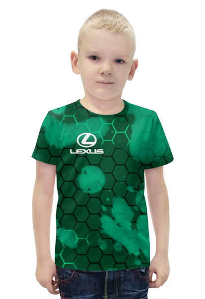 Заказать детскую футболку в Москве. Футболка с полной запечаткой для мальчиков Lexus от THE_NISE  - готовые дизайны и нанесение принтов.