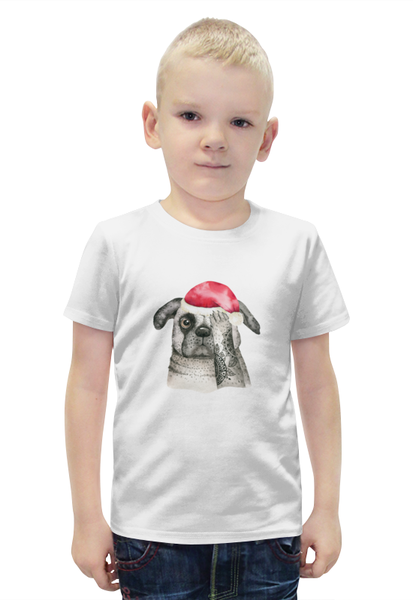 Заказать детскую футболку в Москве. Футболка с полной запечаткой для мальчиков Собака от THE_NISE  - готовые дизайны и нанесение принтов.