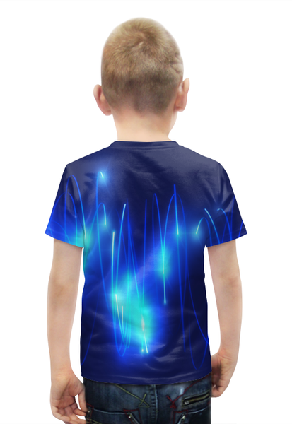 Заказать детскую футболку в Москве. Футболка с полной запечаткой для мальчиков Вспышки от THE_NISE  - готовые дизайны и нанесение принтов.