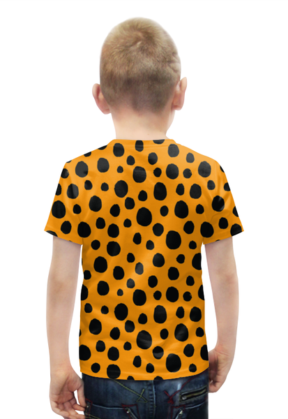 Заказать детскую футболку в Москве. Футболка с полной запечаткой для мальчиков Леопардик от Fix Print - готовые дизайны и нанесение принтов.