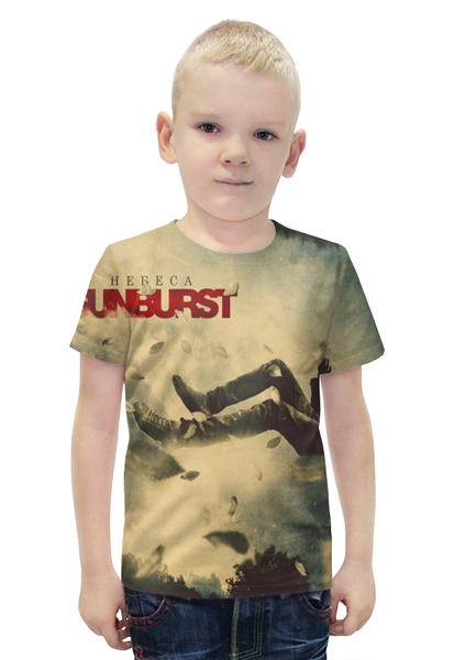 Заказать детскую футболку в Москве. Футболка с полной запечаткой для мальчиков Sunburst от aleks_say - готовые дизайны и нанесение принтов.