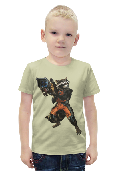 Заказать детскую футболку в Москве. Футболка с полной запечаткой для мальчиков Guardians of the Galaxy от T-shirt print  - готовые дизайны и нанесение принтов.