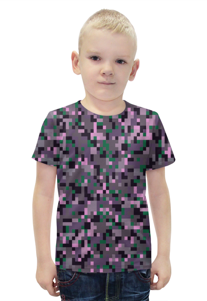 Заказать детскую футболку в Москве. Футболка с полной запечаткой для мальчиков Fashion Pixel от THE_NISE  - готовые дизайны и нанесение принтов.