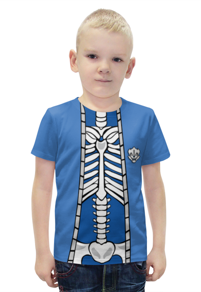 Заказать детскую футболку в Москве. Футболка с полной запечаткой для мальчиков КУРТКА САНСА от weeert - готовые дизайны и нанесение принтов.
