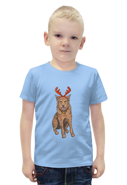 Заказать детскую футболку в Москве. Футболка с полной запечаткой для мальчиков собака от THE_NISE  - готовые дизайны и нанесение принтов.
