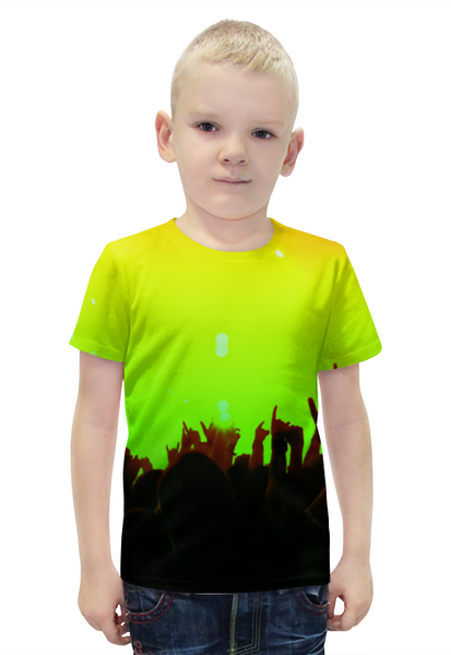 Заказать детскую футболку в Москве. Футболка с полной запечаткой для мальчиков Концерт от THE_NISE  - готовые дизайны и нанесение принтов.