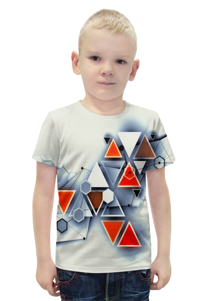 Заказать детскую футболку в Москве. Футболка с полной запечаткой для мальчиков Элементы от THE_NISE  - готовые дизайны и нанесение принтов.