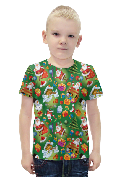Заказать детскую футболку в Москве. Футболка с полной запечаткой для мальчиков Подарки от THE_NISE  - готовые дизайны и нанесение принтов.