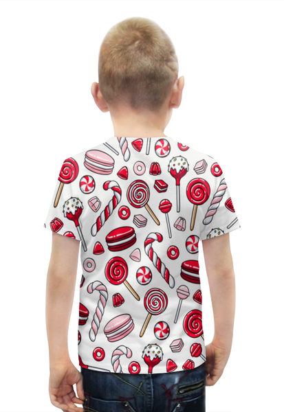 Заказать детскую футболку в Москве. Футболка с полной запечаткой для мальчиков Леденцы от THE_NISE  - готовые дизайны и нанесение принтов.