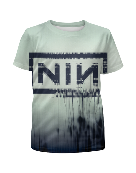 Заказать детскую футболку в Москве. Футболка с полной запечаткой для мальчиков Nine Inch Nails With Teeth от Serg Krutitskiy - готовые дизайны и нанесение принтов.