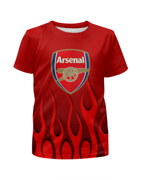 Заказать детскую футболку в Москве. Футболка с полной запечаткой для мальчиков  Arsenal от THE_NISE  - готовые дизайны и нанесение принтов.