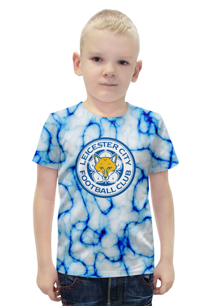 Заказать детскую футболку в Москве. Футболка с полной запечаткой для мальчиков Leicester City от THE_NISE  - готовые дизайны и нанесение принтов.