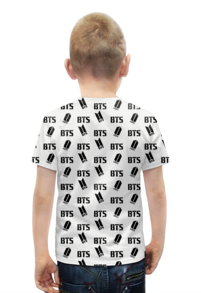 Заказать детскую футболку в Москве. Футболка с полной запечаткой для мальчиков  Группа BTS от THE_NISE  - готовые дизайны и нанесение принтов.