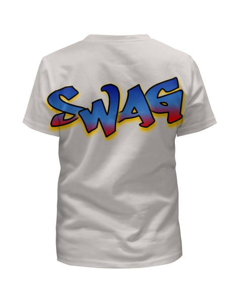Заказать детскую футболку в Москве. Футболка с полной запечаткой для мальчиков Swag Art от Leichenwagen - готовые дизайны и нанесение принтов.