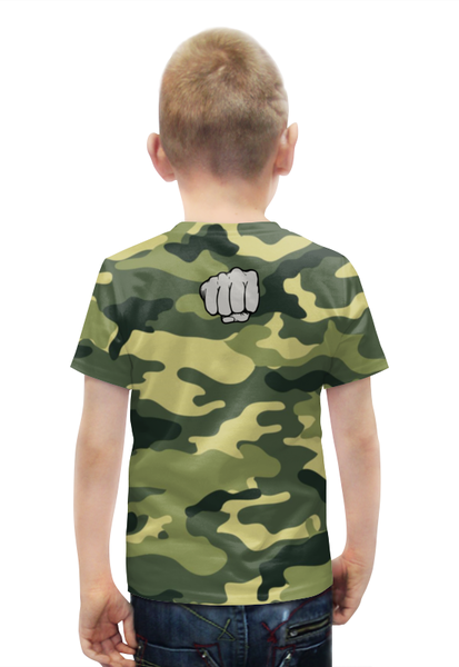 Заказать детскую футболку в Москве. Футболка с полной запечаткой для мальчиков Спецназ  от EDJEY  - готовые дизайны и нанесение принтов.