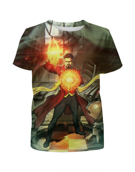 Заказать детскую футболку в Москве. Футболка с полной запечаткой для мальчиков Doctor Strange от ПРИНТЫ ПЕЧАТЬ  - готовые дизайны и нанесение принтов.
