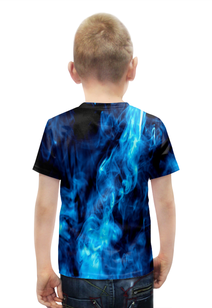 Заказать детскую футболку в Москве. Футболка с полной запечаткой для мальчиков Smoke от THE_NISE  - готовые дизайны и нанесение принтов.