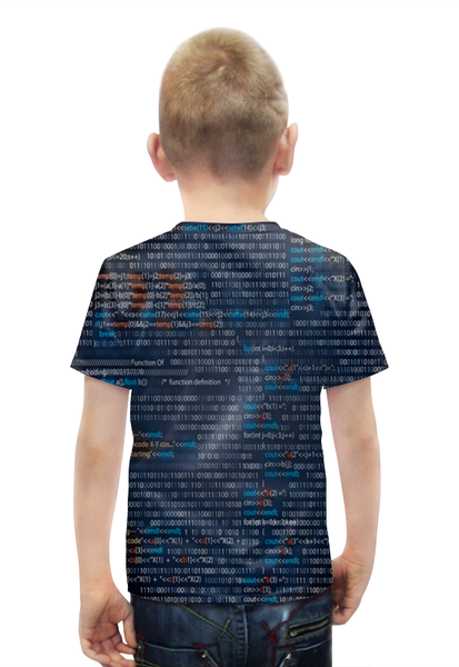 Заказать детскую футболку в Москве. Футболка с полной запечаткой для мальчиков Кодирование от THE_NISE  - готовые дизайны и нанесение принтов.